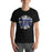 Man wearing Hebron High School Hawks Black Premium Unisex T-shirt 210