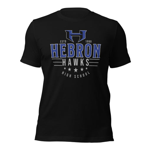 Hebron High School Hawks Black Premium Unisex T-shirt 217