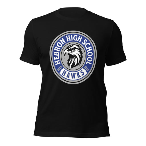 Hebron High School Hawks Black Premium Unisex T-shirt 220