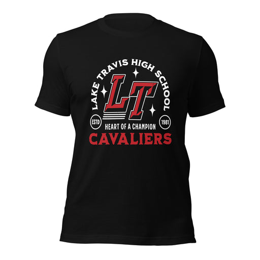 Lake Travis High School Cavaliers Black Premium Unisex T-shirt 208