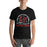 Man wearing Lake Travis High School Cavaliers Black Premium Unisex T-shirt 208