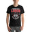 Man wearing Langham Creek High School Lobos Black Premium Unisex T-shirt 204