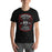 Man wearing Langham Creek High School Lobos Black Premium Unisex T-shirt 207