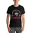 Man wearing Langham Creek High School Lobos Black Premium Unisex T-shirt 208