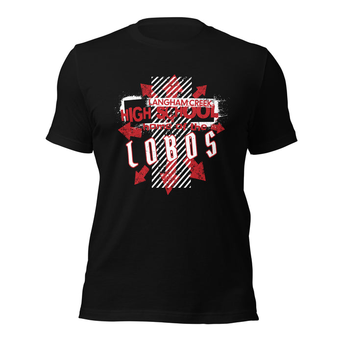 Langham Creek High School Lobos Black Premium Unisex T-shirt 210