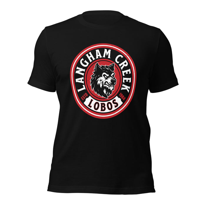 Langham Creek High School Lobos Black Premium Unisex T-shirt 220