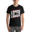 Man wearing Langham Creek High School Lobos Black Premium Unisex T-shirt 223