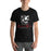 Man wearing Langham Creek High School Lobos Black Premium Unisex T-shirt 224