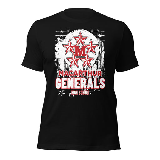 MacArthur High School Generals Black Premium Unisex T-shirt 202