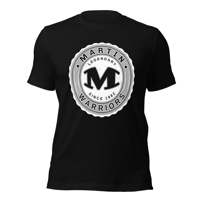 Martin High School Warriors Black Premium Unisex T-shirt 216