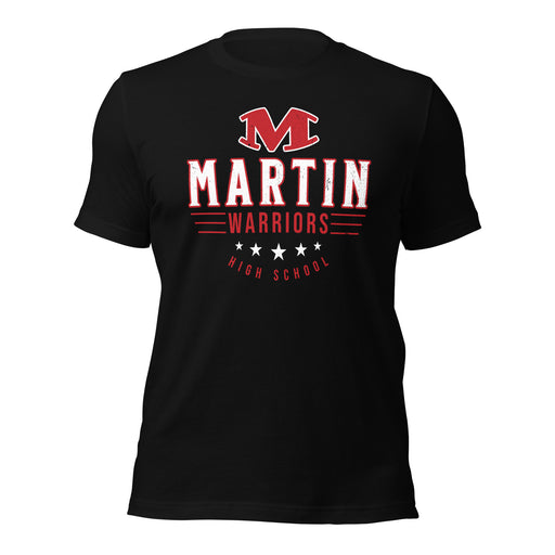 Martin High School Warriors Black Premium Unisex T-shirt 217