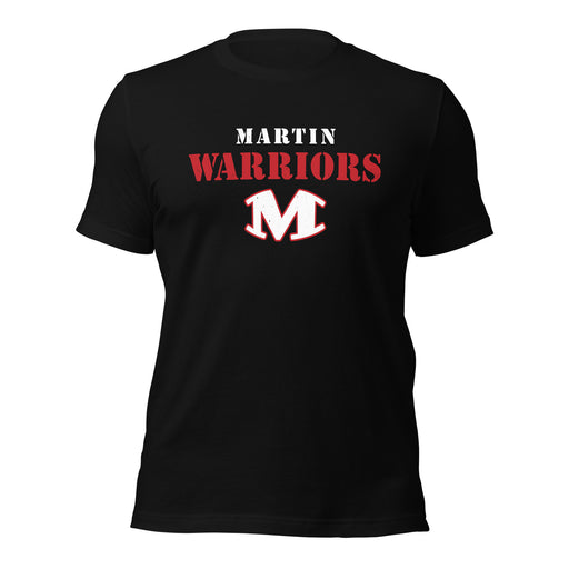 Martin High School Warriors Black Premium Unisex T-shirt 222