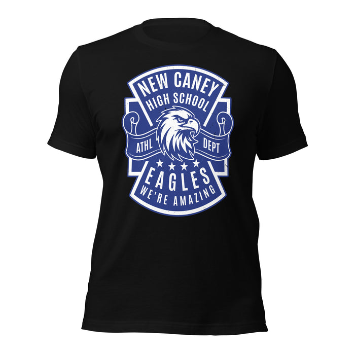 New Caney High School Eagles Black Premium Unisex T-shirt 207