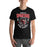 Man wearing Porter High School Spartans Black Premium Unisex T-shirt 204