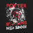 Close-up view of Porter High School Spartans Black Premium Unisex T-shirt 205