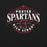 Close-up view of Porter High School Spartans Black Premium Unisex T-shirt 211