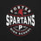 Close-up view of Porter High School Spartans Black Premium Unisex T-shirt 218