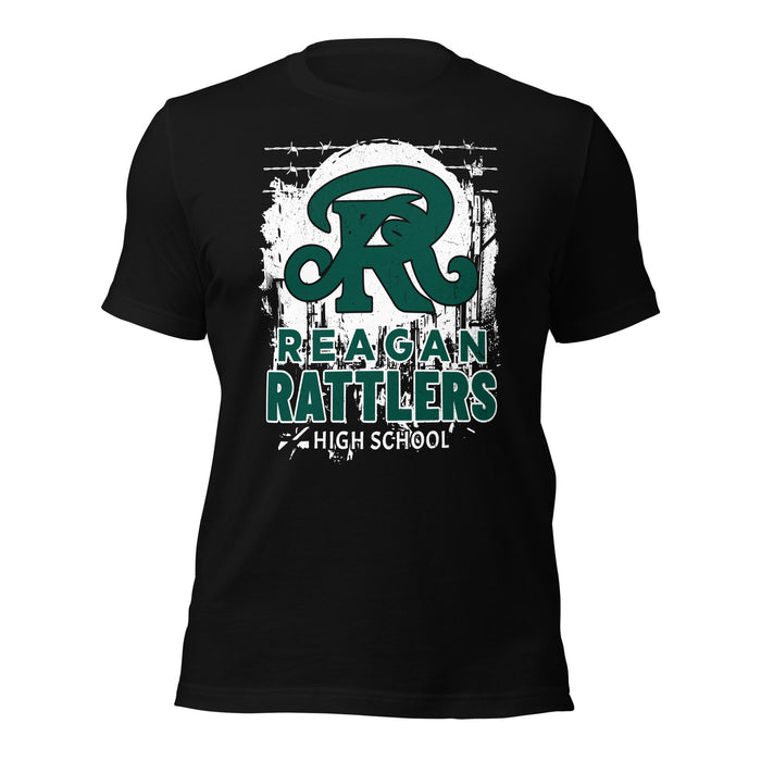 Reagan High School Rattlers Black Premium Unisex T-shirt 202