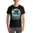 Man wearing Reagan High School Rattlers Black Premium Unisex T-shirt 202