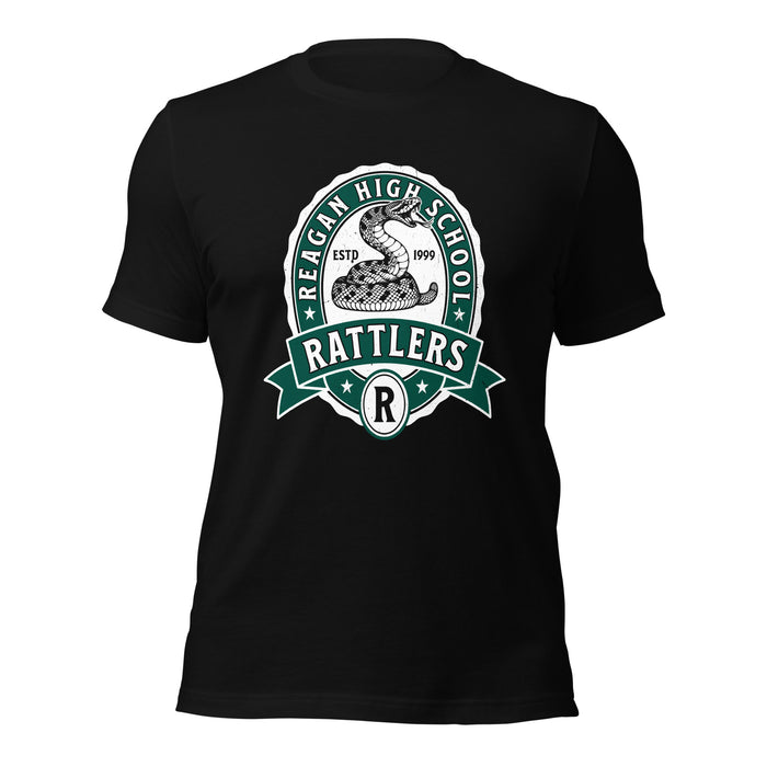 Reagan High School Rattlers Black Premium Unisex T-shirt 212