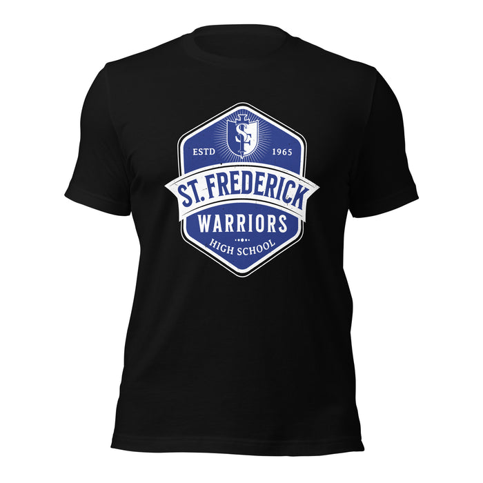 St. Frederick High School Warriors Black Premium Unisex T-shirt 209