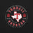 Close-up view of Tomball High School Cougars Black Premium Unisex T-shirt 214