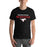 Man wearing Westfield High School Mustangs Black Premium Unisex T-shirt 222