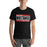 Man wearing Westfield High School Mustangs Black Premium Unisex T-shirt 098