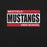 Close-up view of Westfield High School Mustangs Black Premium Unisex T-shirt 098