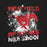 Close-up view of Westfield High School Mustangs Black Premium Unisex T-shirt 205