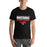 Man wearing Westfield High School Mustangs Black Premium Unisex T-shirt 049