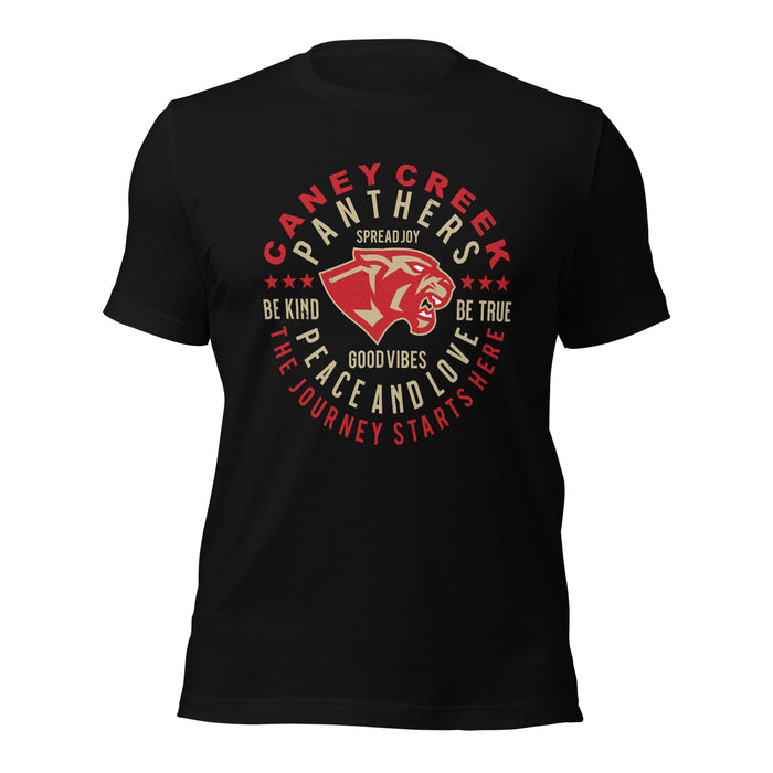 Caney Creek High School Panthers Black Premium Unisex T-shirt 016