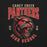 Close-up view of Caney Creek High School Panthers Black Premium Unisex T-shirt 211