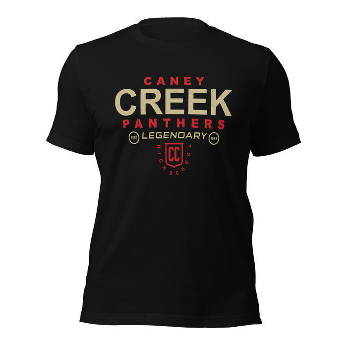 Caney Creek High School Panthers Black Premium Unisex T-shirt 003