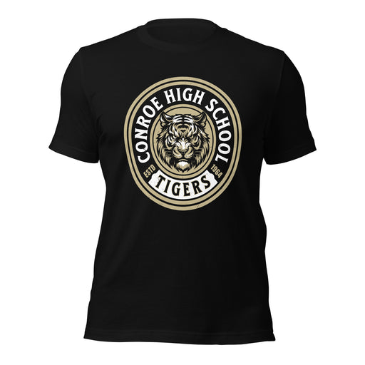Conroe High School Tigers Black Premium Unisex T-shirt 220