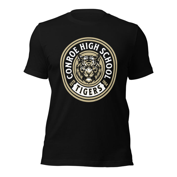 Conroe High School Tigers Black Premium Unisex T-shirt 220