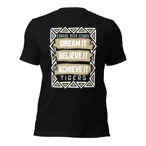 Conroe High School Tigers Black Premium Unisex T-shirt 228