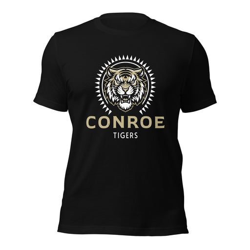 Conroe High School Tigers Black Premium Unisex T-shirt 226