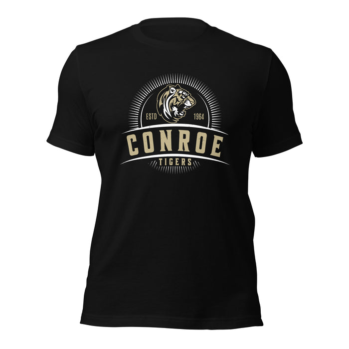 Conroe High School Tigers Black Premium Unisex T-shirt 221