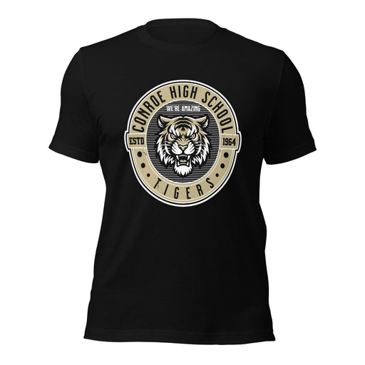 Conroe High School Tigers Black Premium Unisex T-shirt 224