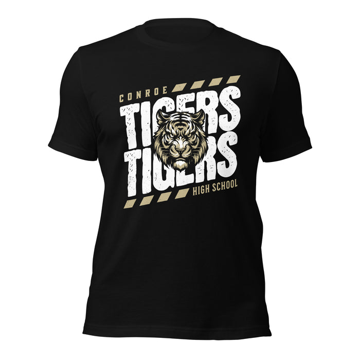 Conroe High School Tigers Black Premium Unisex T-shirt 223