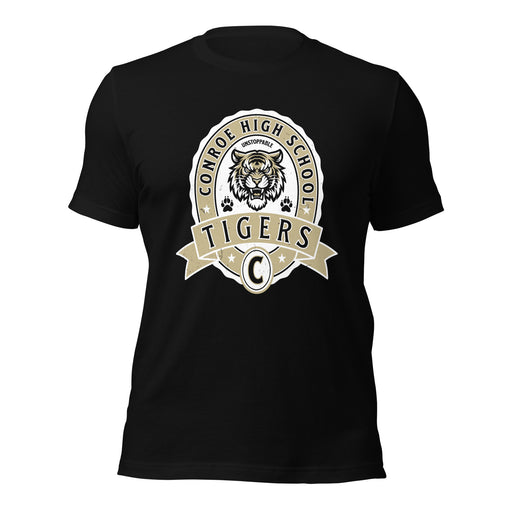 Conroe High School Tigers Black Premium Unisex T-shirt 212
