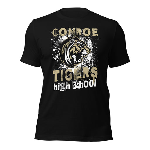 Conroe High School Tigers Black Premium Unisex T-shirt 205