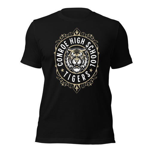 Conroe High School Tigers Black Premium Unisex T-shirt 227