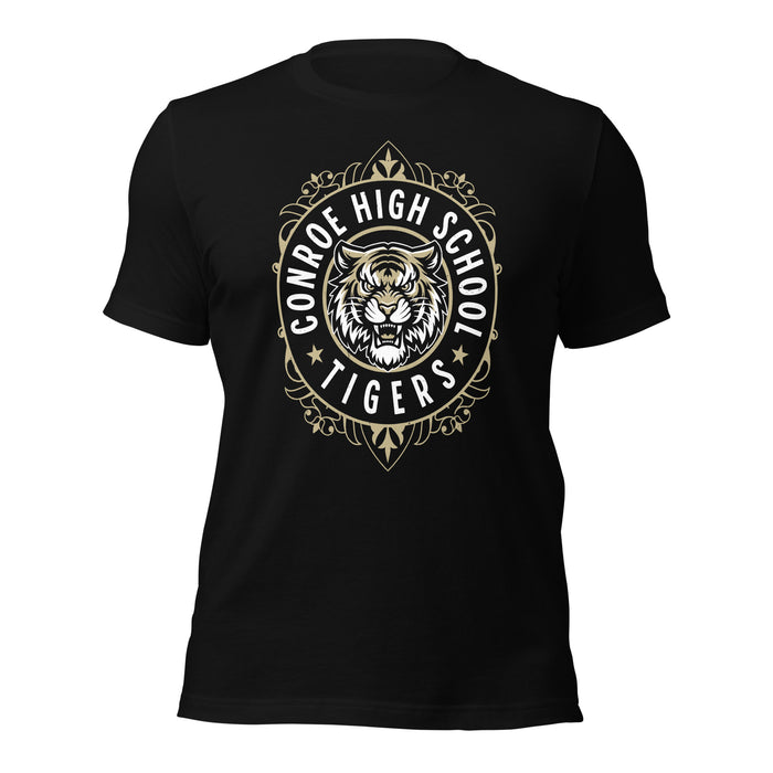 Conroe High School Tigers Black Premium Unisex T-shirt 227