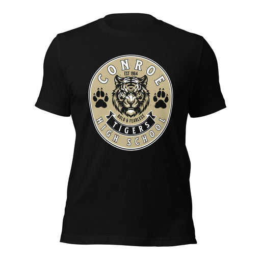 Conroe High School Tigers Black Premium Unisex T-shirt 215