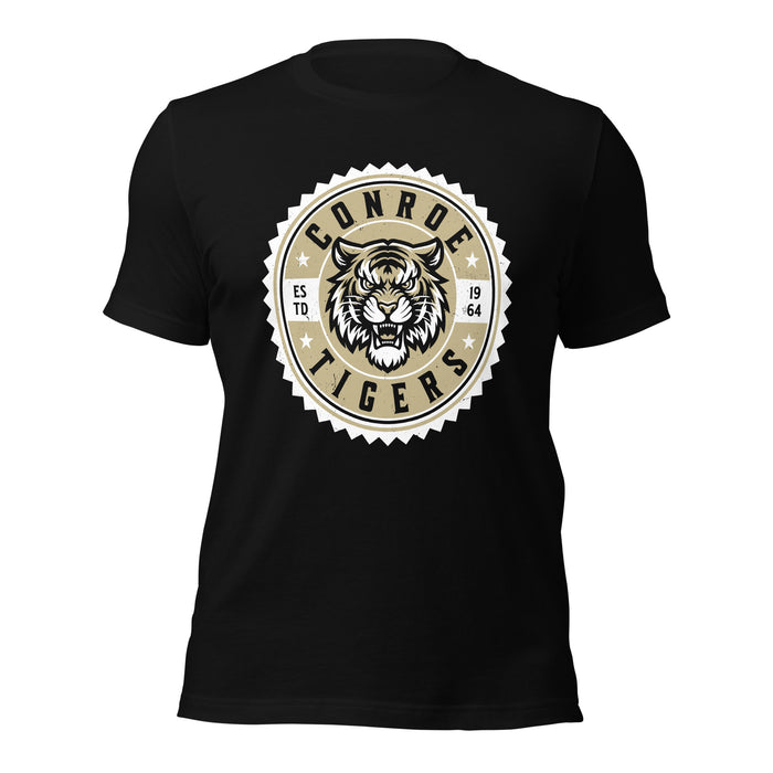 Conroe High School Tigers Black Premium Unisex T-shirt 203