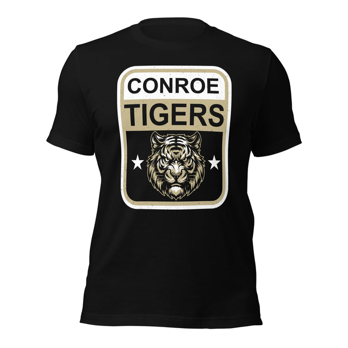 Conroe High School Tigers Black Premium Unisex T-shirt 001
