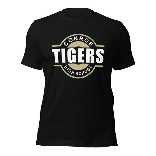 Conroe High School Tigers Black Premium Unisex T-shirt 011