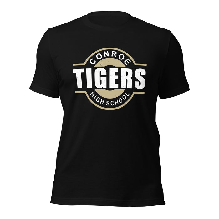 Conroe High School Tigers Black Premium Unisex T-shirt 011